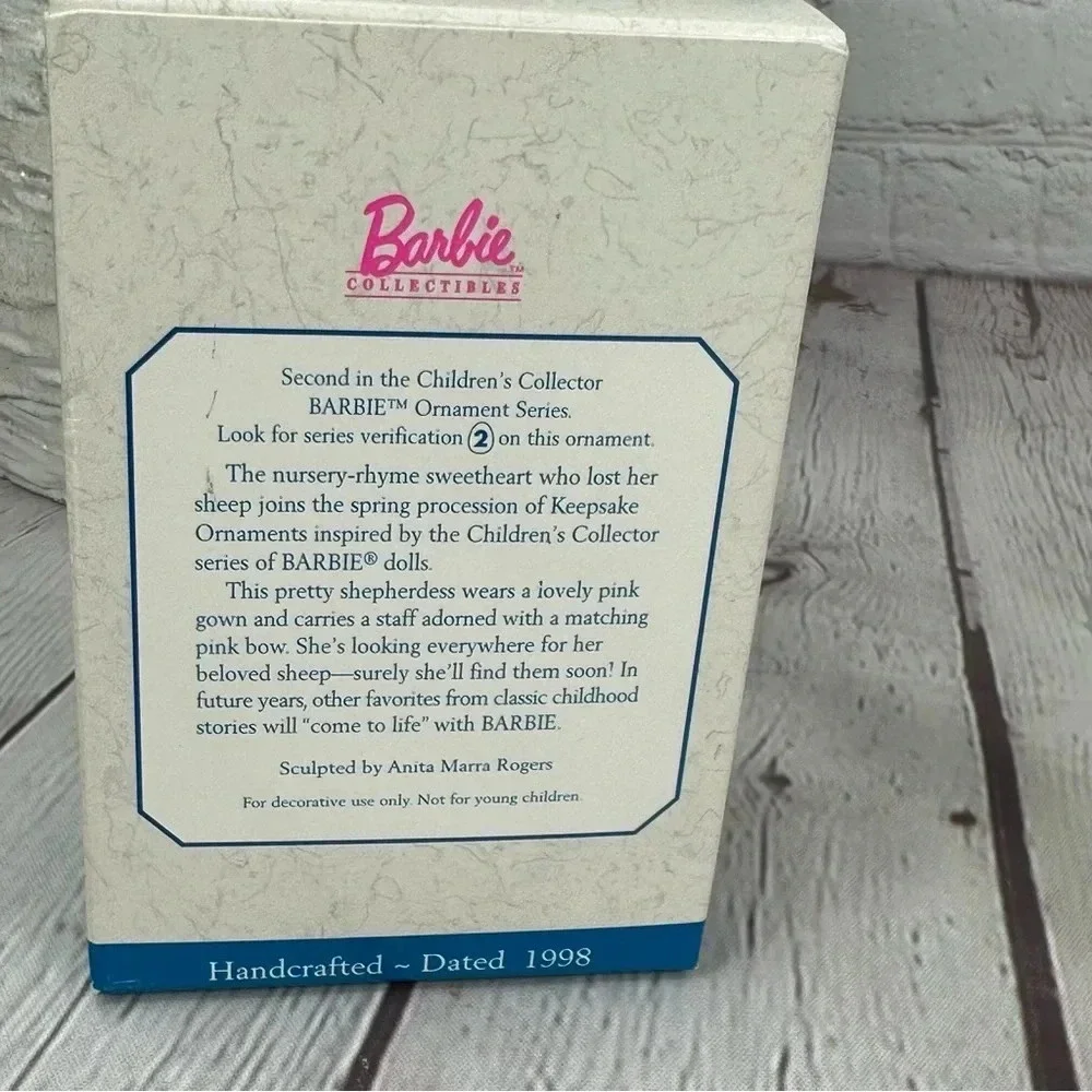 Vintage Barbie hallmark Keepsake Ornament 1998 children's collector's series
